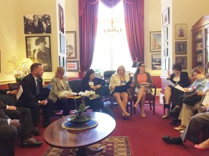 REALTORS® meet with Congresswoman Anna Eshoo.