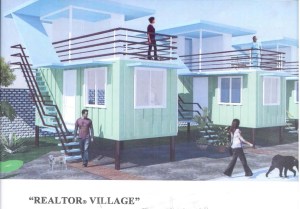 This is a rendering of the REALTOR® Village to be built in the Philippines. NAR provided seed money to help construct containerized housing in the town of Bogo, Cebu in the Philippines.